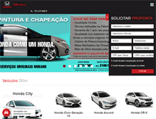 Tablet Screenshot of minamimotors.com.br